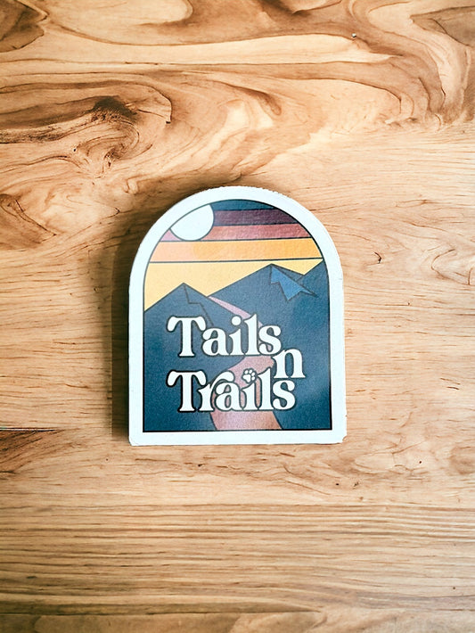 Tails n Trails Sticker Small